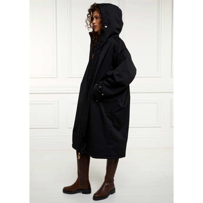Holland Cooper One-Size Waterproof Coat - Black-4