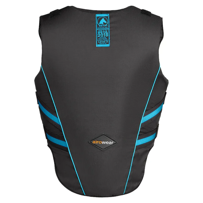 Airowear Outlyne Junior Body Protector - Black/Turquoise-1