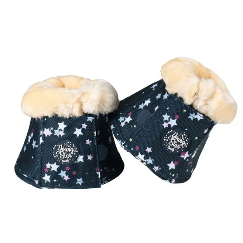 Eskadron Faux Fur Overreach Boots Young Star ltd. - Navy Stars