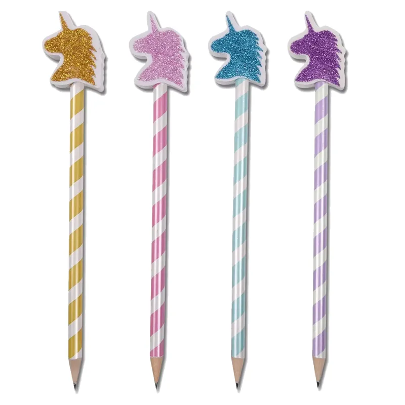 Pencil Unicorn with Eraser 