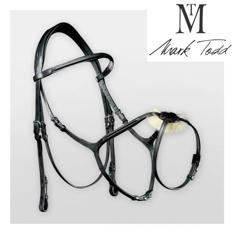 Mark Todd Performance Figure Of 8 Bridle - Black-1