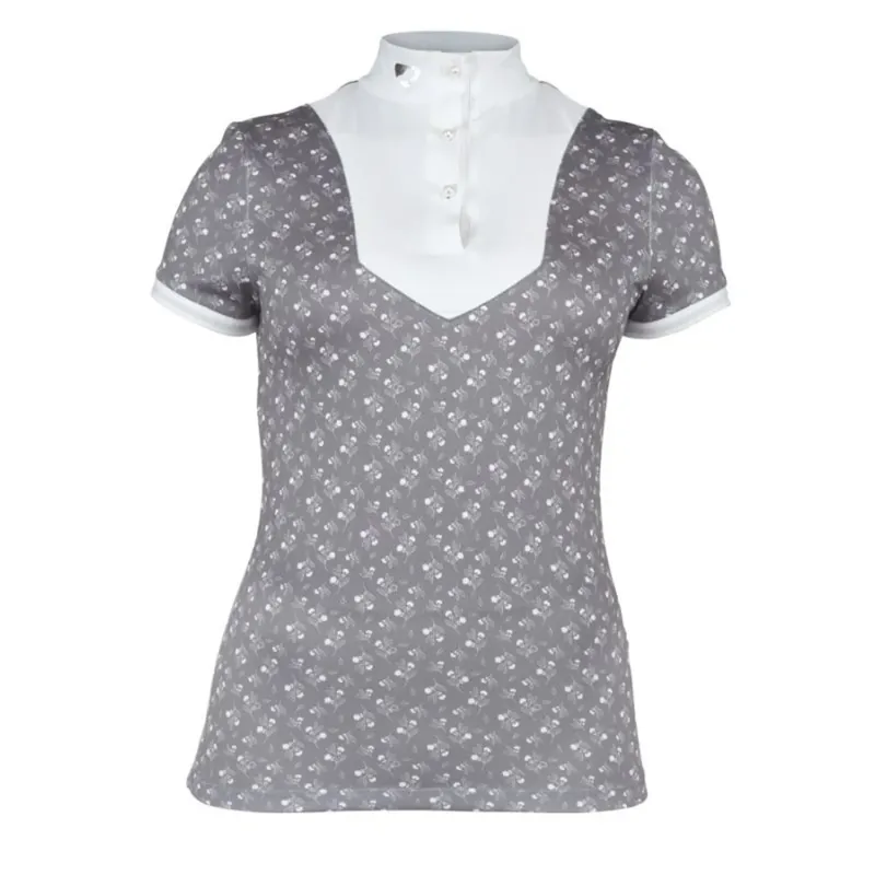 Aubrion Maids Broadway Show Shirt - Grey Floral