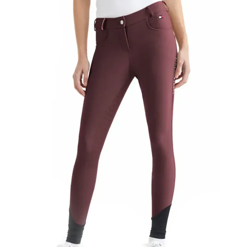 Tommy Hilfiger Knee Grip Breeches Classic - Deep Burgundy