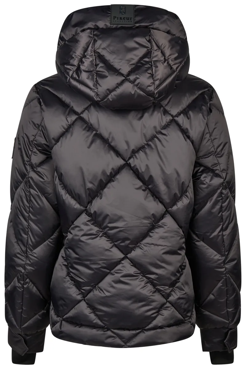 Pikeur Ladies Quilted Diamond Jacket - Basalt Grey-1