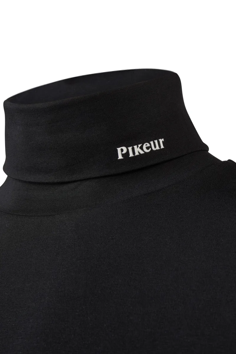 Pikeur Men's Roll Neck Shirt - Black-2