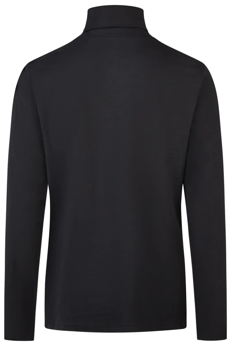 Pikeur Men's Roll Neck Shirt - Black-1