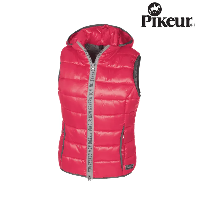 Pikeur Gil Ladies Quilted Gilet - Rouge Red
