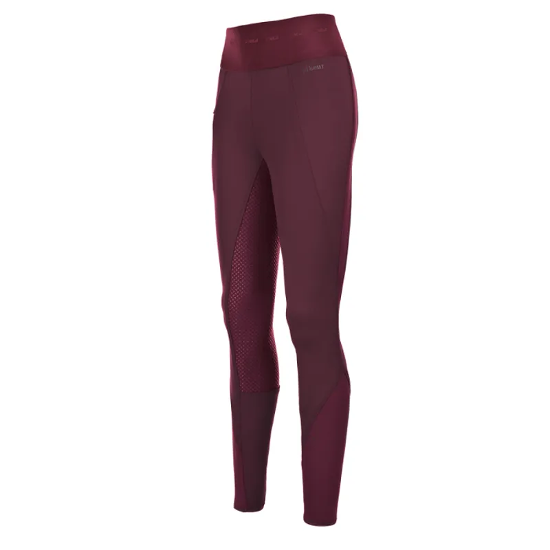 Pikeur Indy Grip Athleisure Riding Tights - Bordeaux