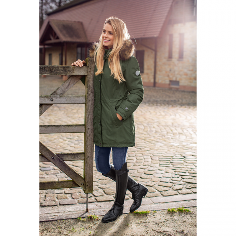 Pikeur Omira Ladies Parka - Moss-2
