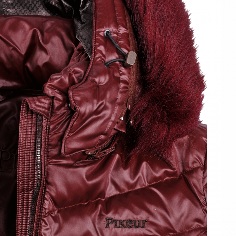 Pikeur Tabelle Ladies Down Jacket - Mahogany Red-1
