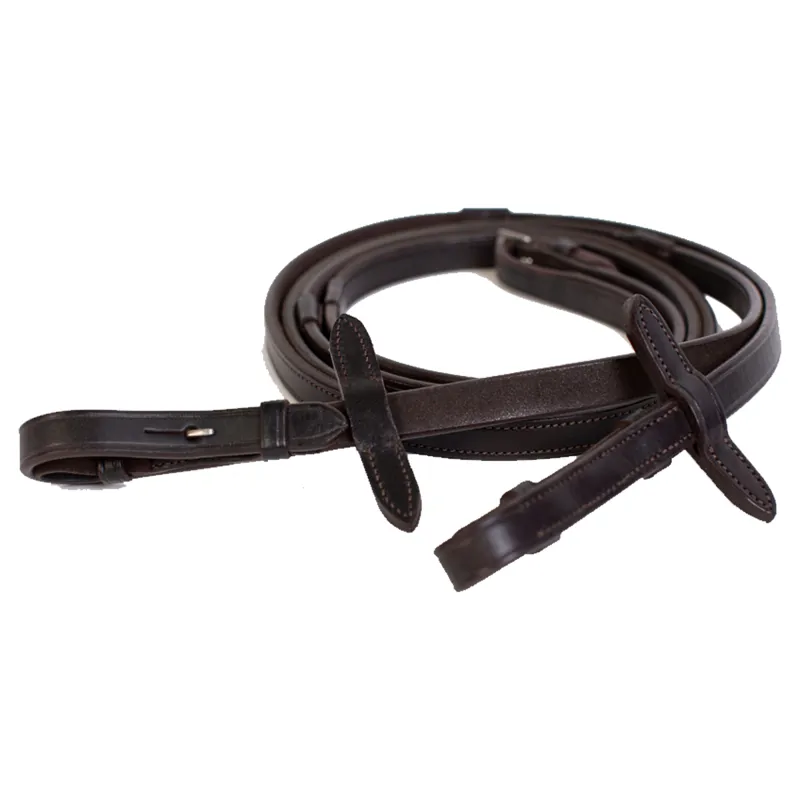 Ecorider Inside Grip Reins 5/8 - Black