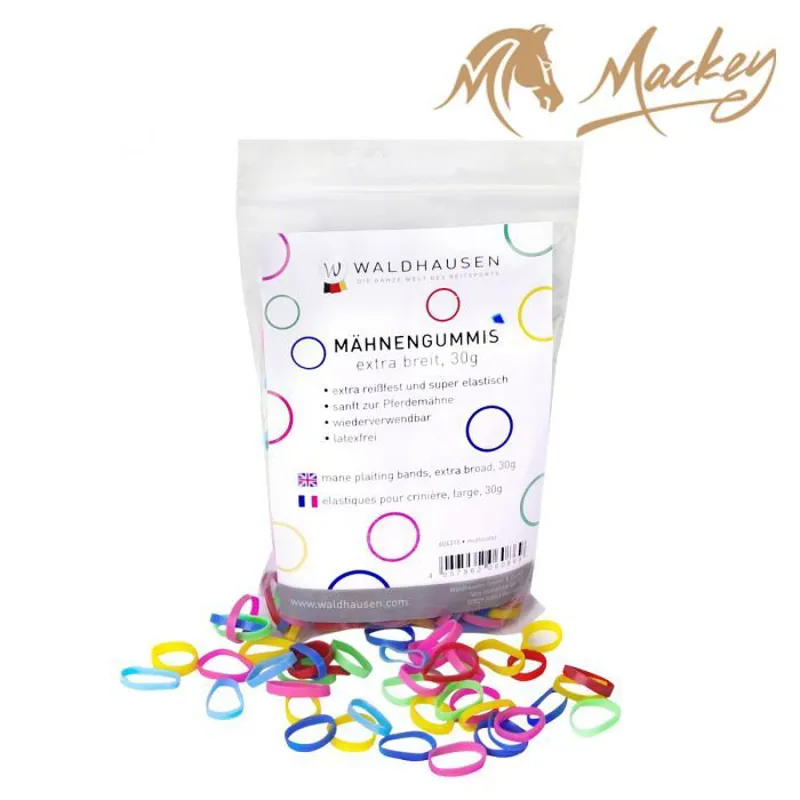 Multicolour X-Wide Plaiting Bands