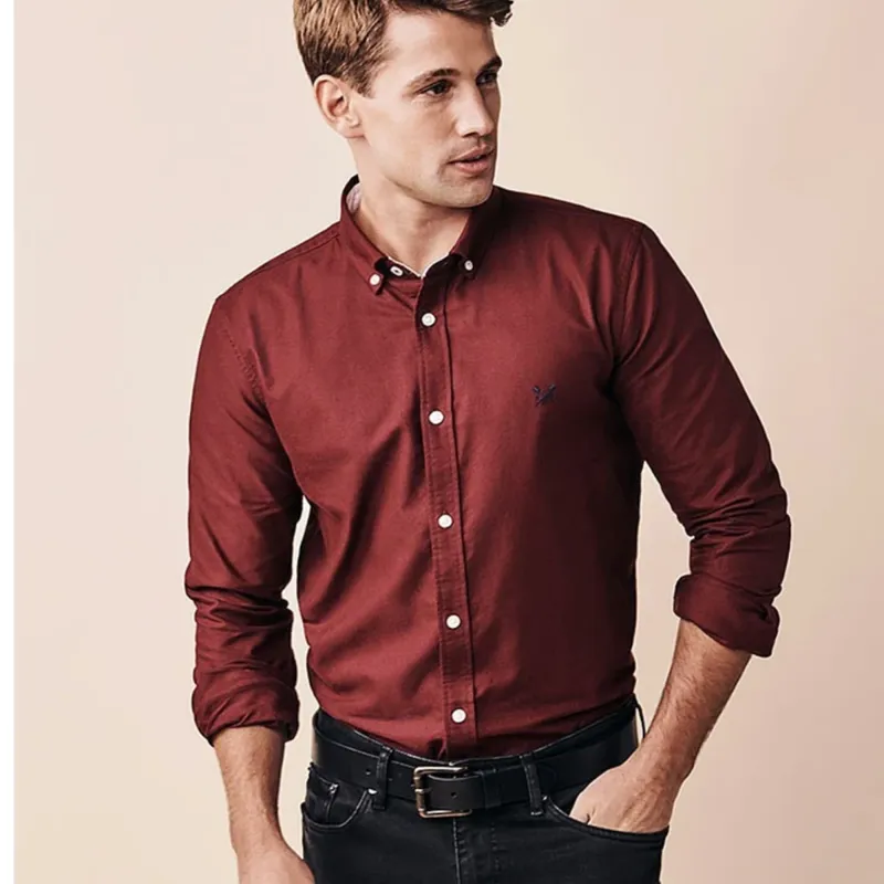 Crew Clothing Mens Crew Slim Oxford Shirt - Port Royale-2