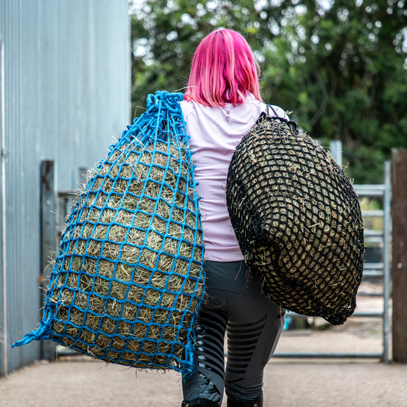 Equilibrium PortionPacer Haynet Steady Feeder - Blue-11