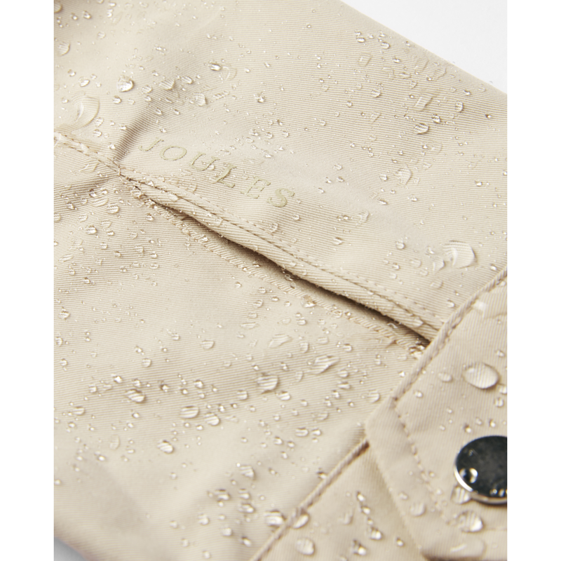 Joules Ladies Portwell Waterproof Raincoat - Neutral-7
