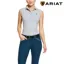 Ariat Womens Prix 2.0 Sleeveless Polo - Heather Grey