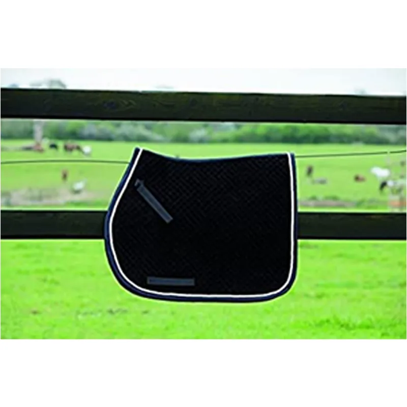 Horseware Rambo Deluxe Saddlepad - Black/Silver