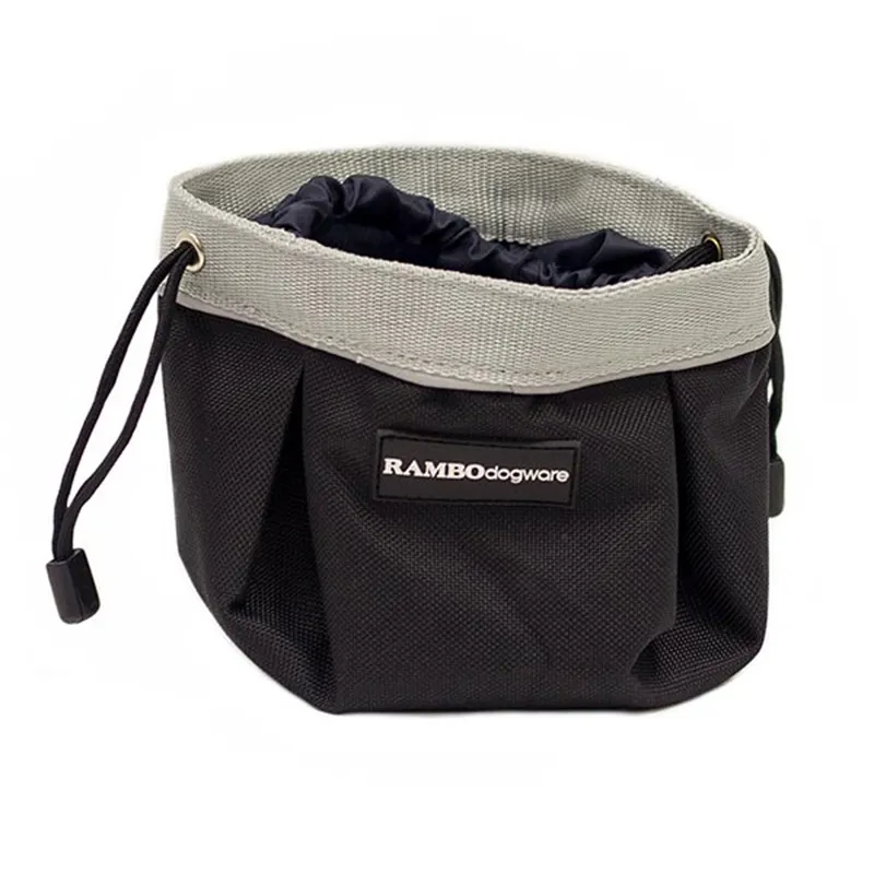 Horseware Rambo Dog Feed Bowl - Black/Silver