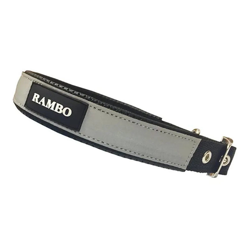 Horseware Rambo Dog Collar - Black/Reflective