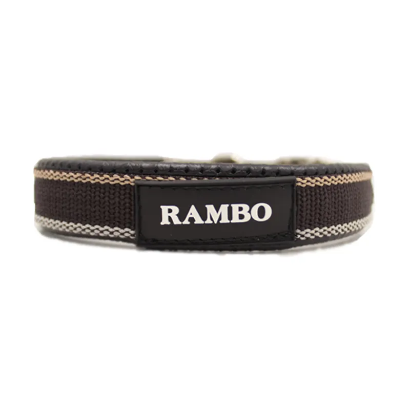 Horseware Rambo Dog Collar - Witney Chocolate
