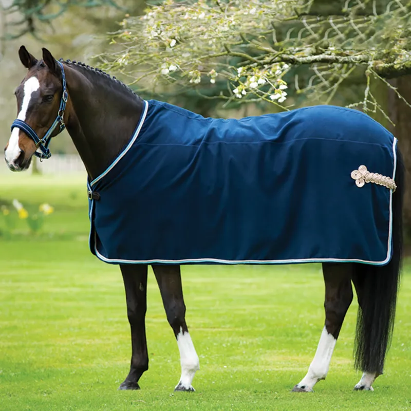 Horseware Rambo Show Rug - Navy/Beige/BBlue/Navy