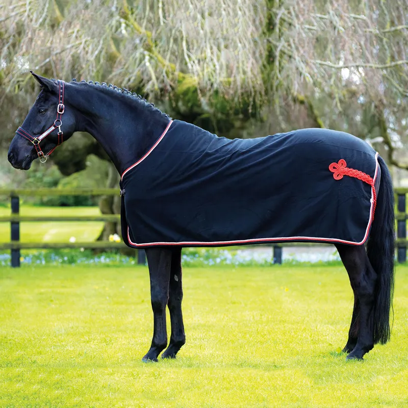 Horseware Rambo Show Rug - Black/Tan/Orange
