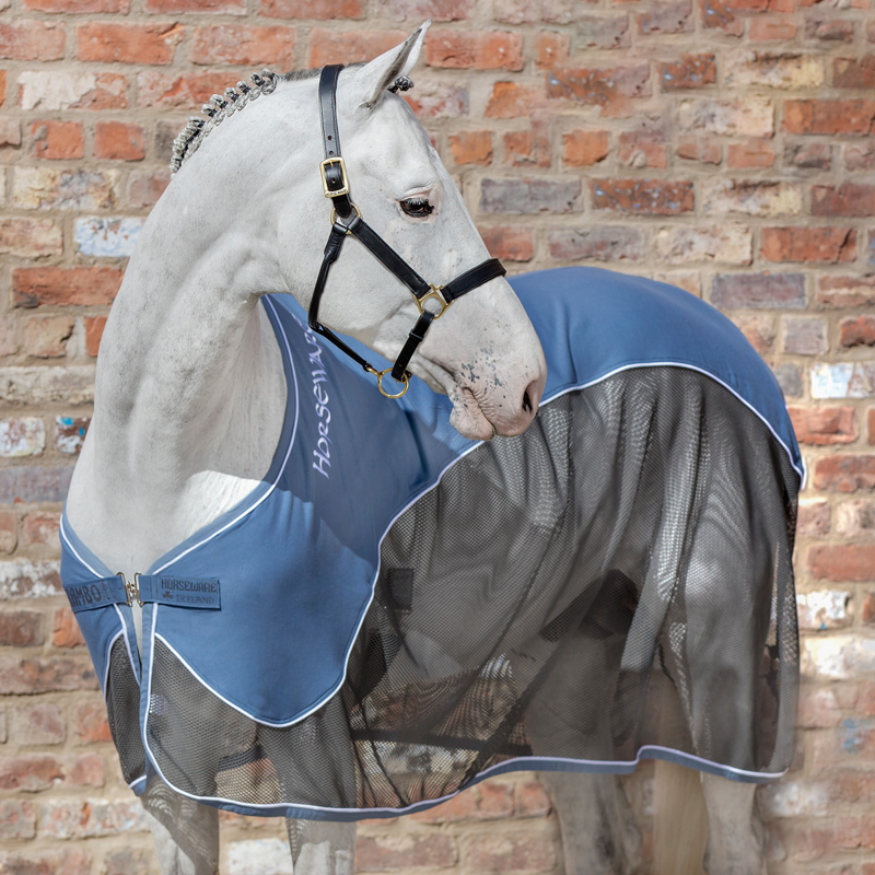 Horseware Rambo Sport Cooler - China Blue/Char/White-1