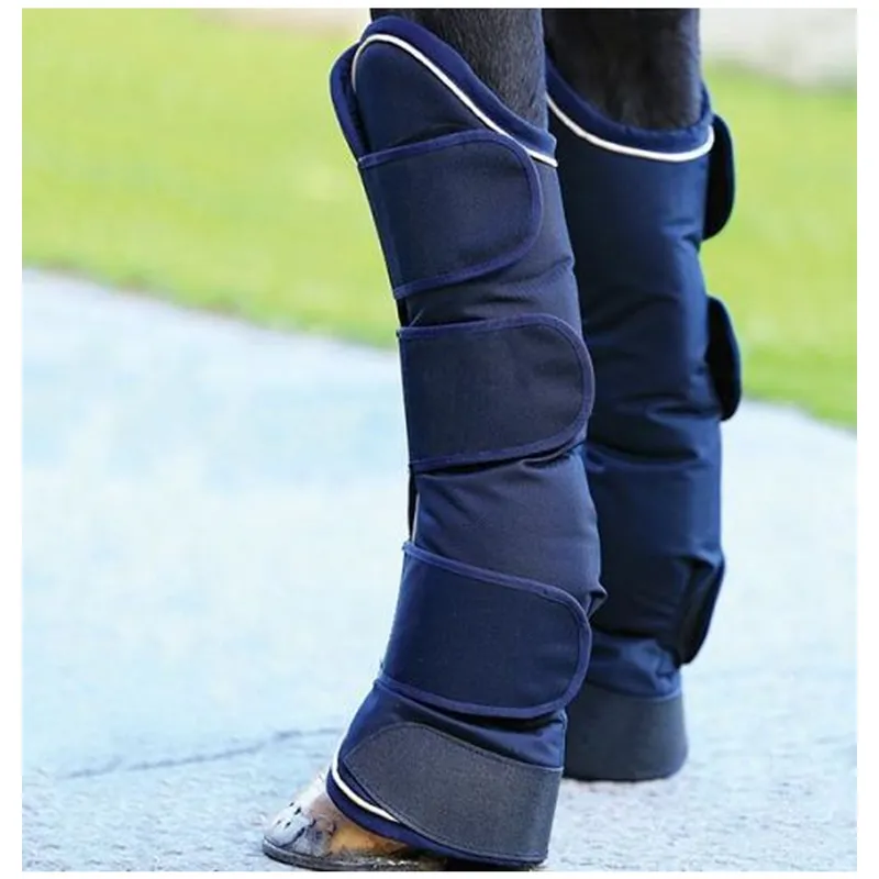 Horseware Rambo Travel Boots - Navy/Cream