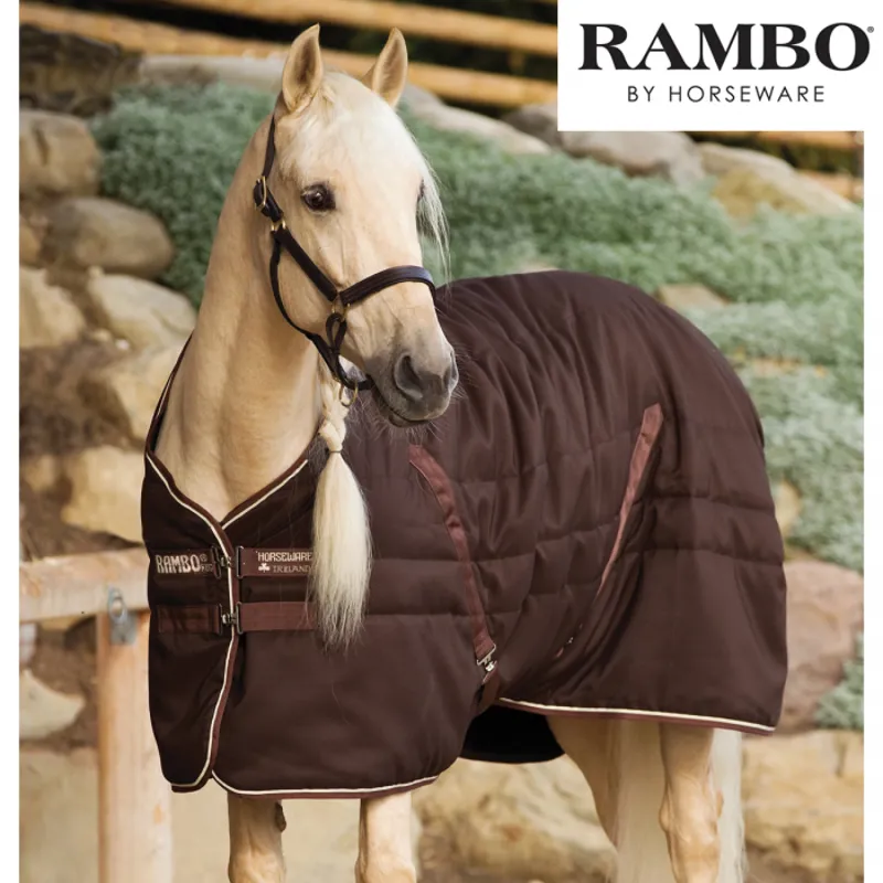 Horseware Rambo 200g Stable Rug - Brown/Beige
