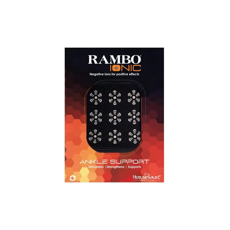 Horseware Rambo Ionic Ankle Support - Black-1