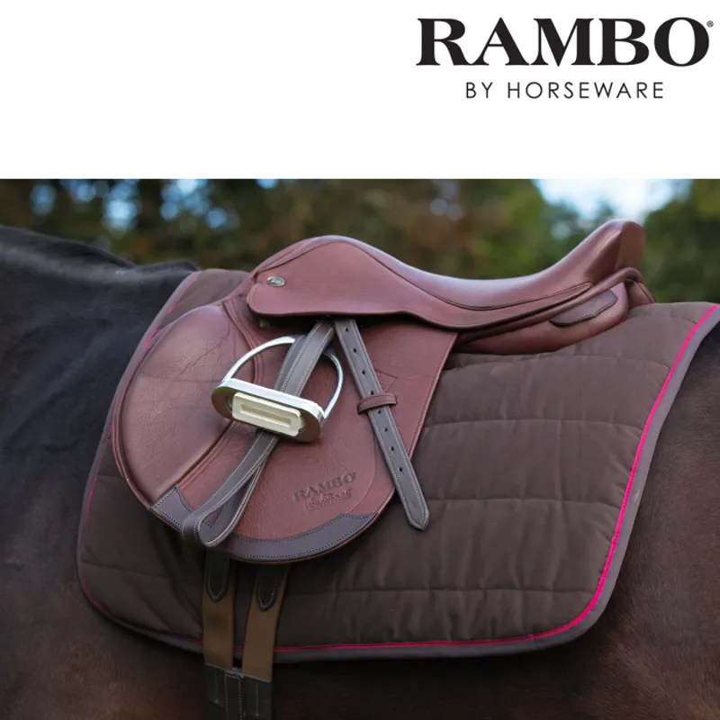 Horseware Rambo Pad - Chocolate/Raspberry - Full