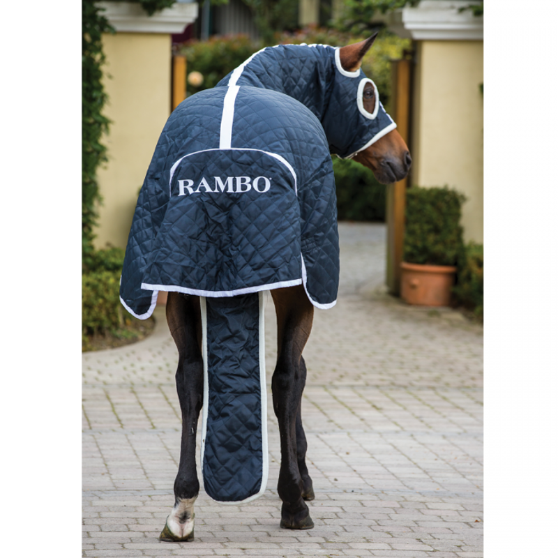 Horseware Rambo Show Set Rug - Navy/White-1