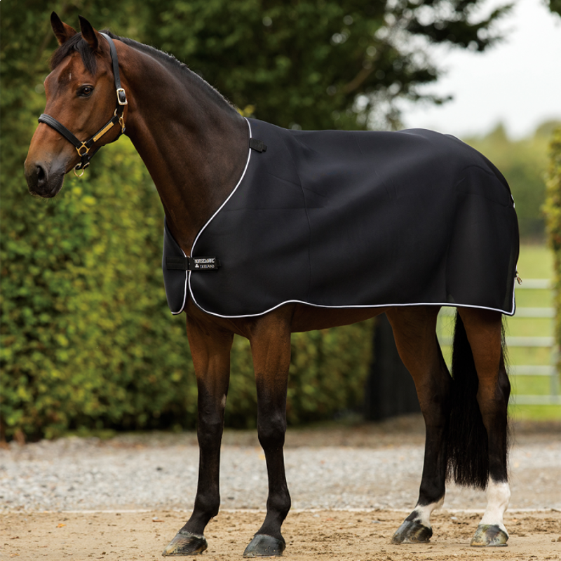 Horseware Rambo Tech Duo Turnout Rug - Denim Blue/Tan/Baby Blue/Navy-1