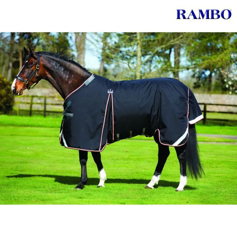 Horseware Rambo Optimo Turnout Rug - Hood and 400g Liner Included-3
