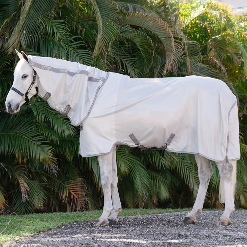 Horseware Amigo Integrated Fly Sheet - Silver/Titanium Grey/Silver