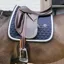 Kentucky Dressage Saddlepad with Plaited Cord Full - Navy