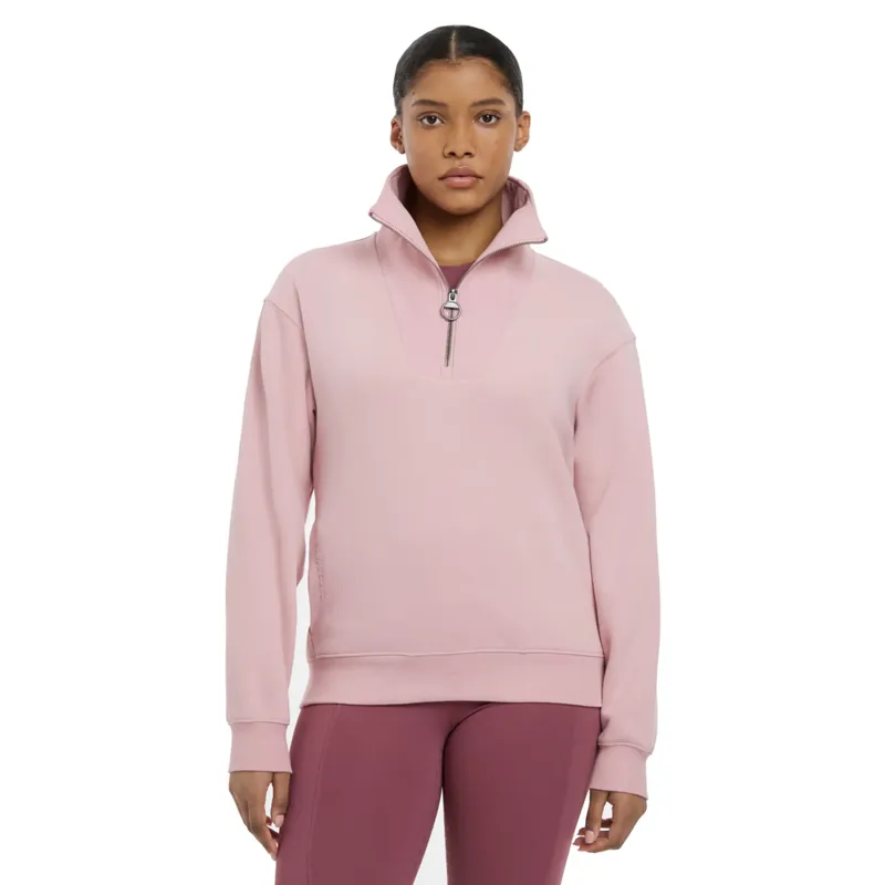 LeMieux Ladies Keira Quarter Neck Sweat - Blossom