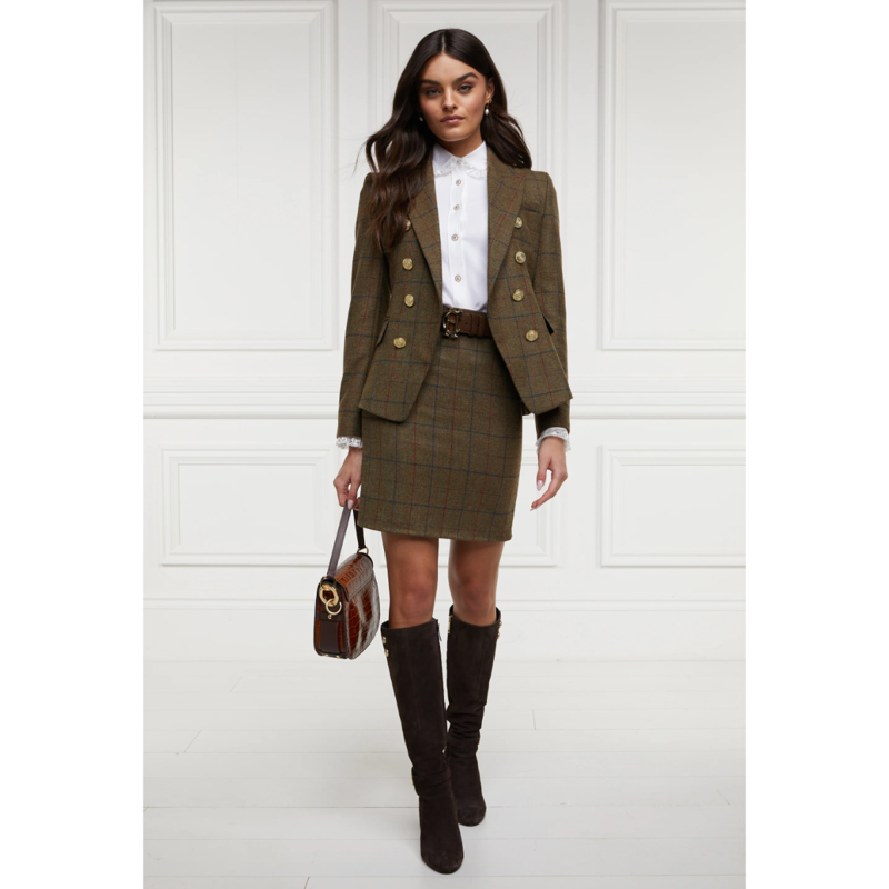 Holland Cooper Regency Skirt - Glen Green-1