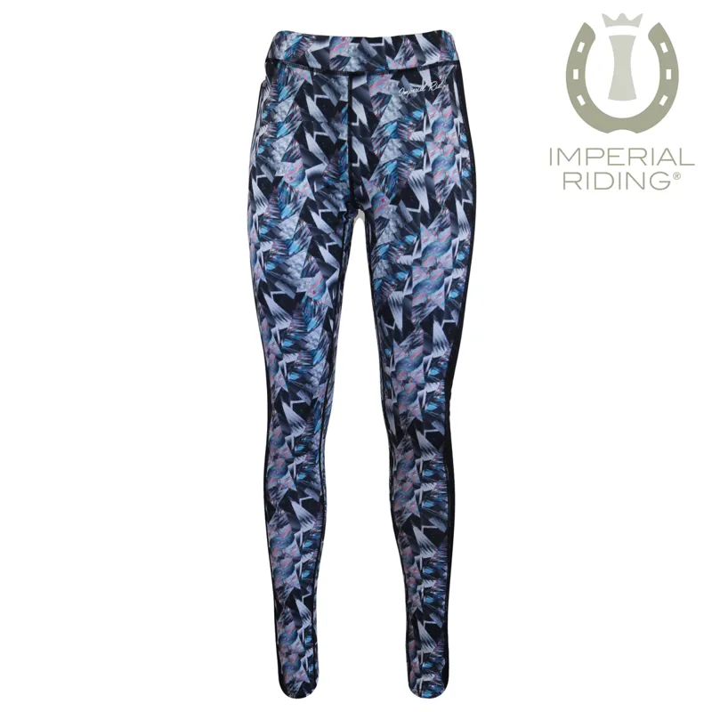 Imperial Riding Spotlight Ladies Riding Tights SFS - Multi Electric