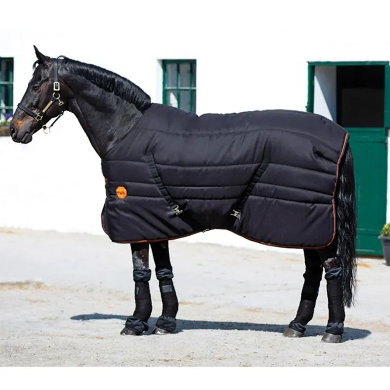 Horseware Rambo Ionic 200g Stable Rug - Black/Black/Orange