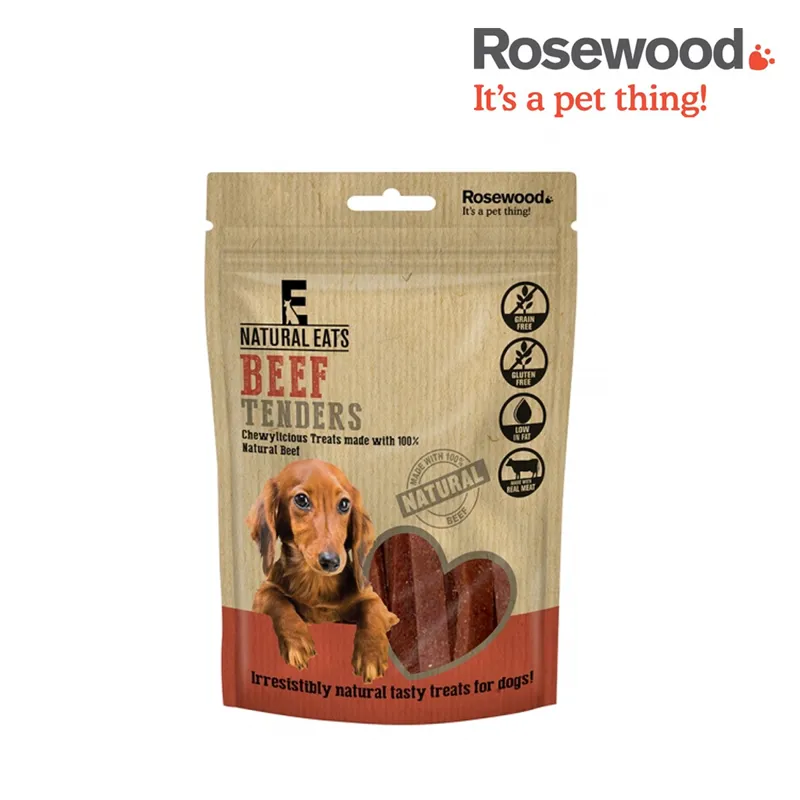 Rosewood Beef Tender Strips Dog Treats - 80g 