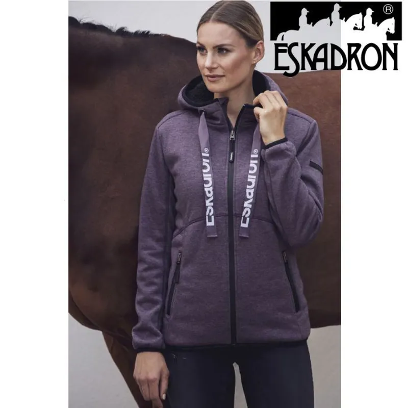 Eskadron Jersey Zip-Hoodie Ruby Equestrian Fanatics - Deep Berry-1