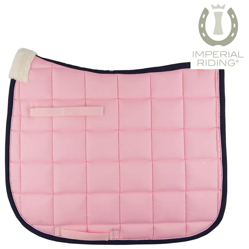Imperial Riding Special Program Base Dressage Saddlepad - Pink/Navy