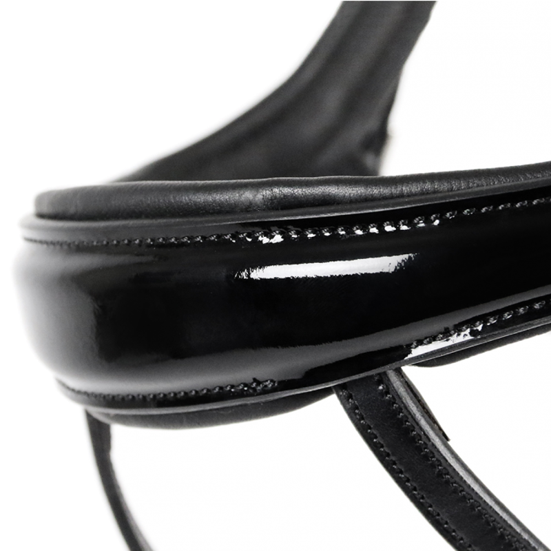 Schockemohle Equitus Beta Bridle - Espresso/Silver-2