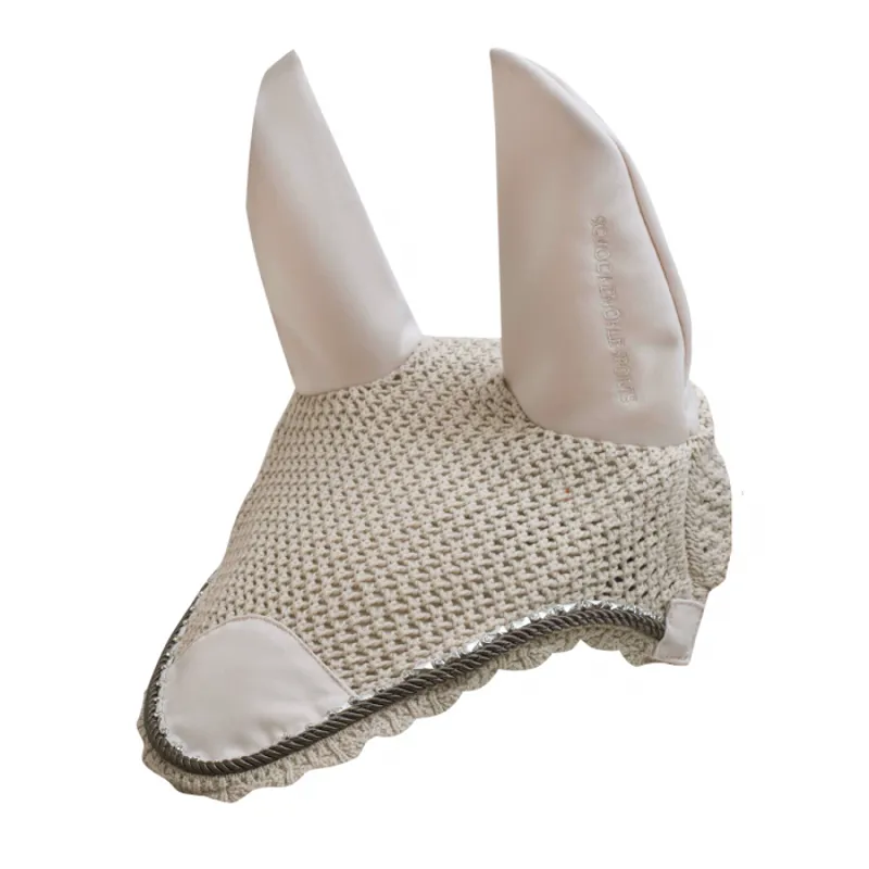 Schockemohle Chrome Melarose Fly Veil - Sandpearl