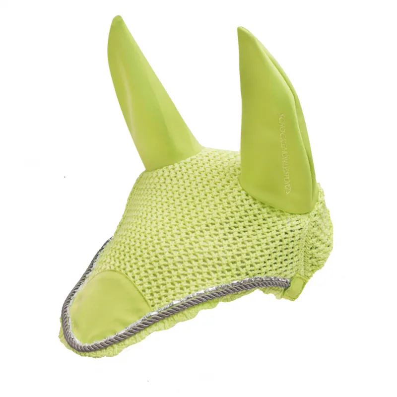 Schockemohle Chrome Melarose Fly Veil - Spray Kiwi