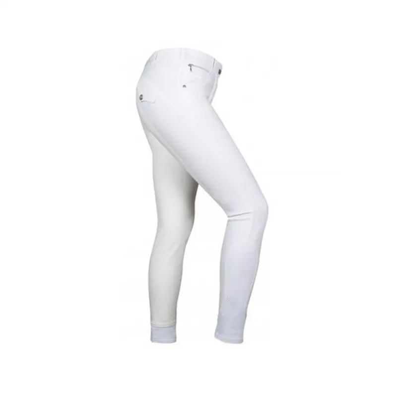 Schockemohle Equinox Jumper Carina Ladies Full Seat Breeches - White