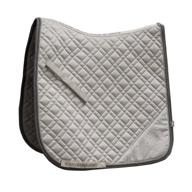 Schockemohle Chrome Kosma Pad Saddlepad - Silver