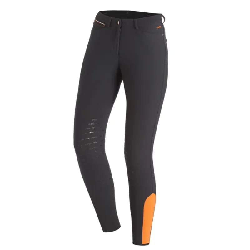 Schockemohle Eleonore Ladies Breeches - Grey/Orange