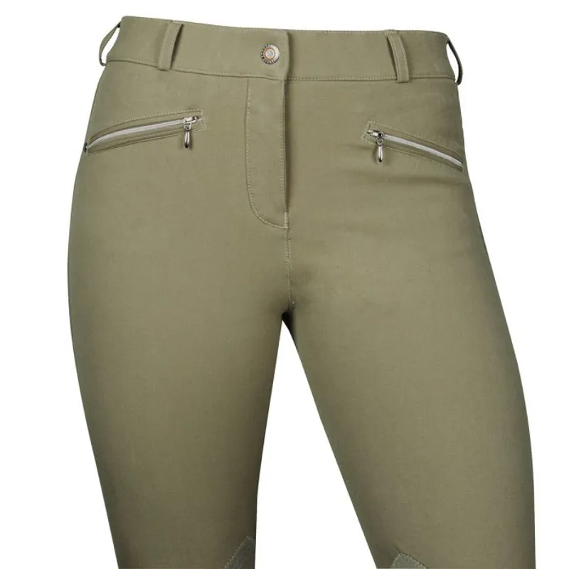 Schockemohle Equinox Hunter Hydra Ladies Breeches - Tan-1